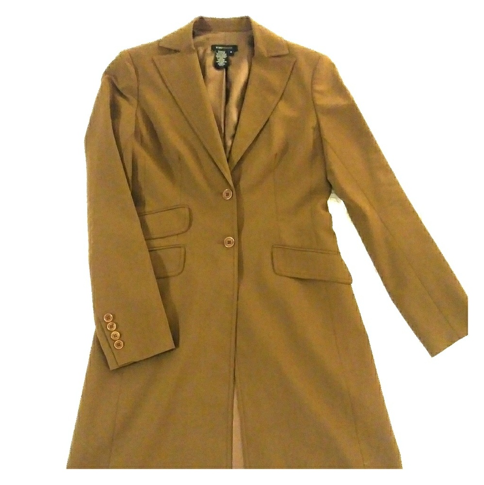 Long  caramel brown coat
